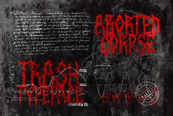Aborted Corpse Metal Font