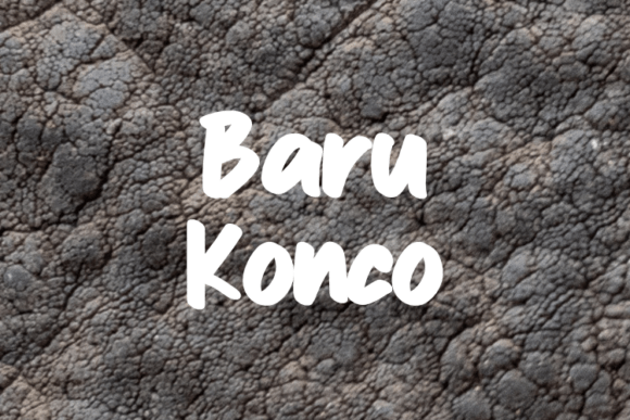 Baru Konco: A Creative Font for Makers