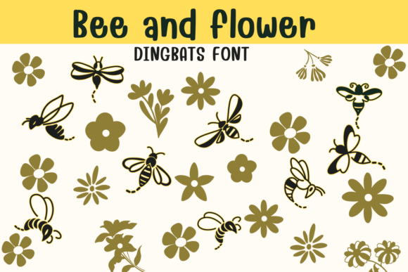 Bee and Flower Font Review