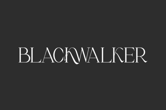 Blackwalker: A Font for Business Elegance