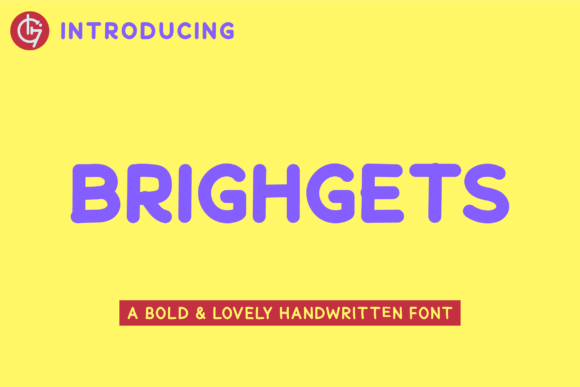 Brighgets: A Handwritten Font for Business