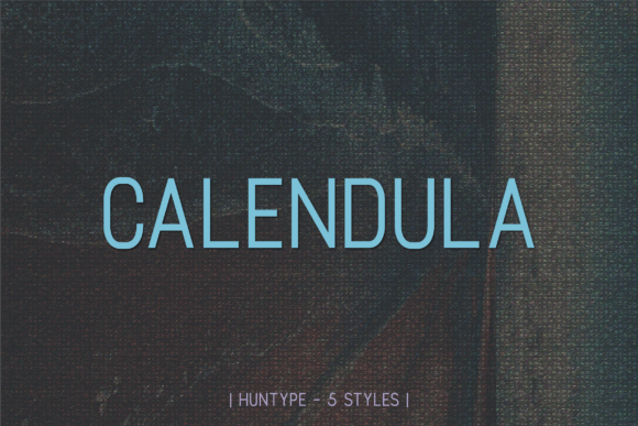 Calendula: A Modern Font for Web Design