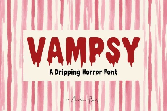 Cf Vampsy: A Bold Horror Font for Creative Brands