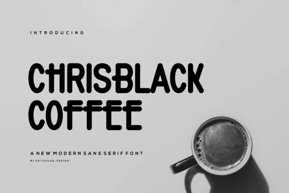Chrisblack Coffee Font for Web Design