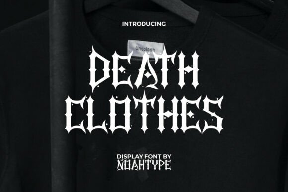 Death Clothes Font for Bold Creations