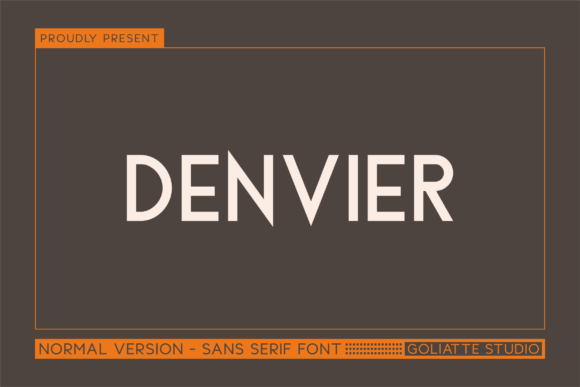 Denvier: A Modern Sans Serif for Designers