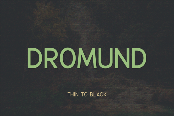 Dromund: A Bold Sans Serif for Real Projects