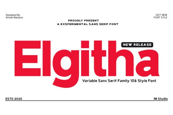 Elghita: A Modern Typeface for Editorial Design