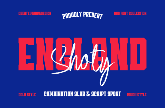 England Shoty: A Bold Serif for Dynamic Branding