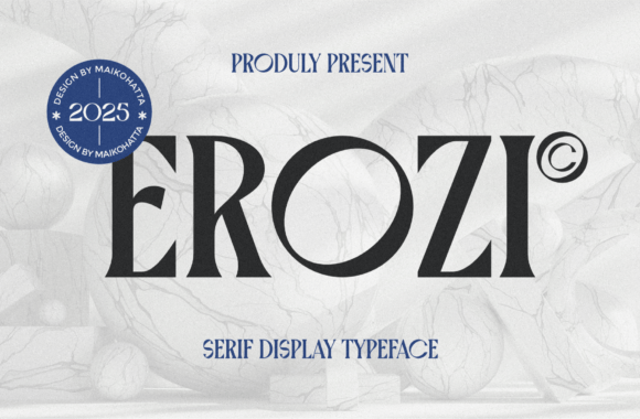 Erozi: A Sophisticated Serif Display Font