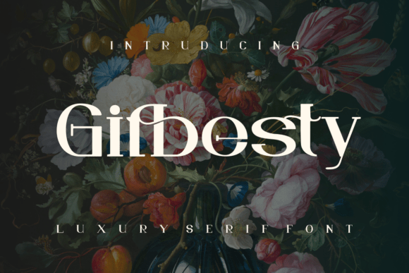 Gifbesty: A Luxurious Serif Font