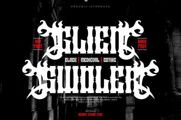 Glien Swoler: A Bold Blackletter Font