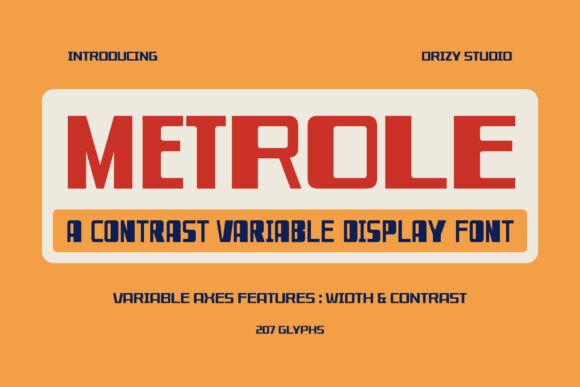 Metrole: A Modern Sans Serif for Creative Projects