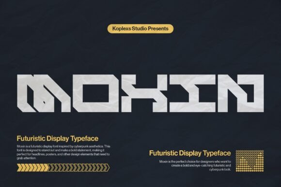 Moxin: A Futuristic Font for Editorial Design