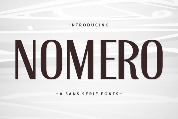 Nomero: A Modern Sans Serif for Designers