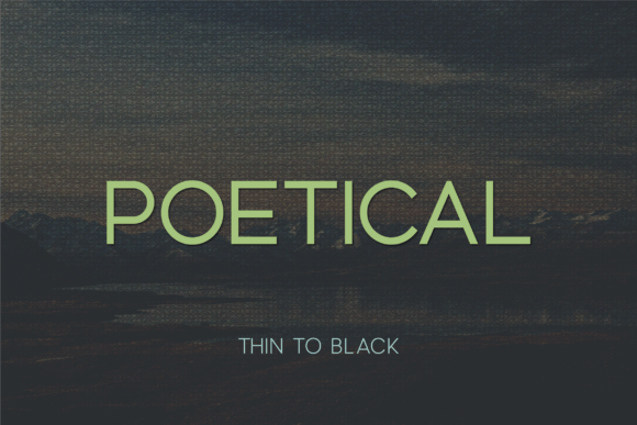 Poetical: A Modern Font for Web Design