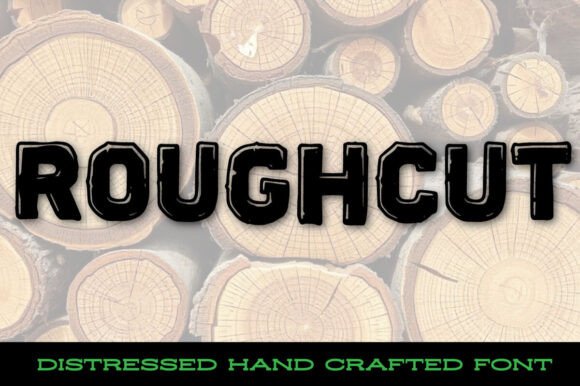 Roughcut: A Bold, Rugged Display Font