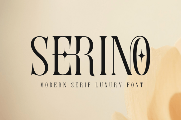 Serino: A Modern Luxury Serif Font