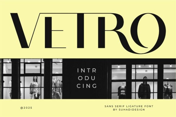 Vetro: A Bold Sans Serif for Modern Marketing