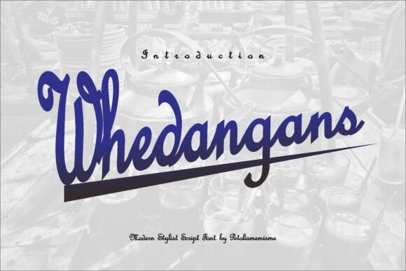 Whedangans: A Creative Font for Bold Design